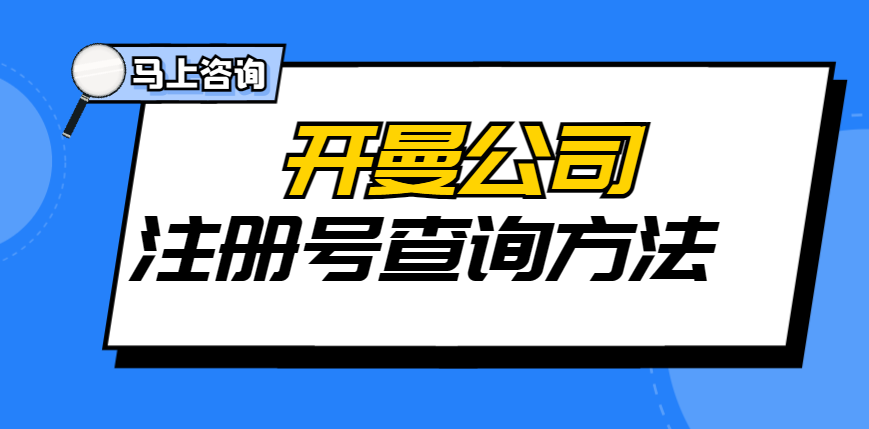 3種方式查詢開曼公司注冊號！詳細介紹！